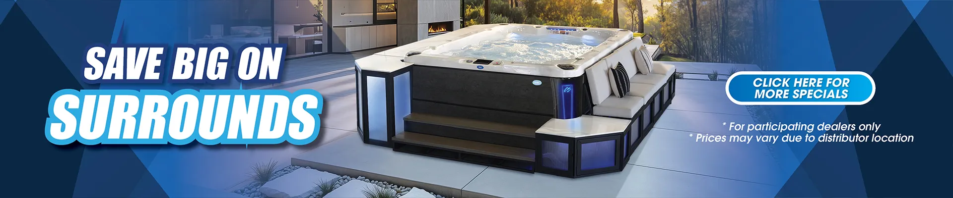 Calspas hot tub being used in a family setting - Worcester