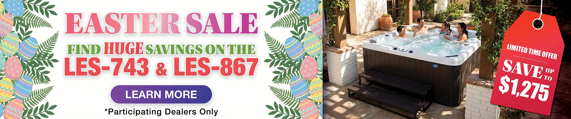 Calspas hot tub being used in a family setting - Worcester